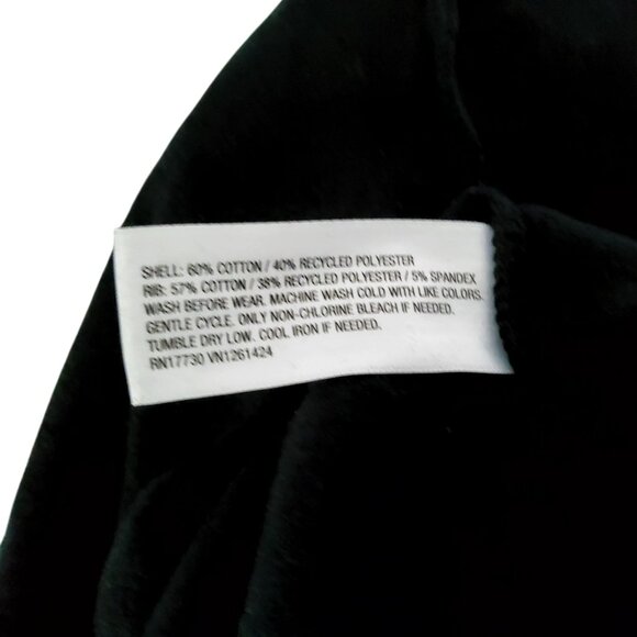 Art Class Black Front zipper closure Hooded Sweatshirt Medium By Art Class - Picture 6 of 7